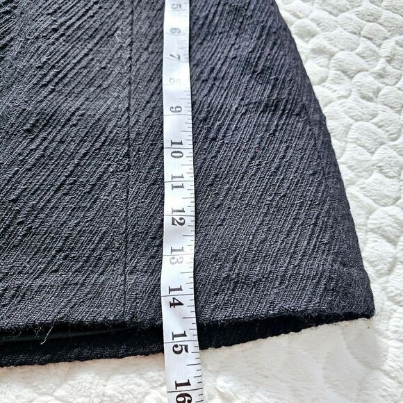 Milly mini skirt wool gold black avant garde 4 - Picture 7 of 8